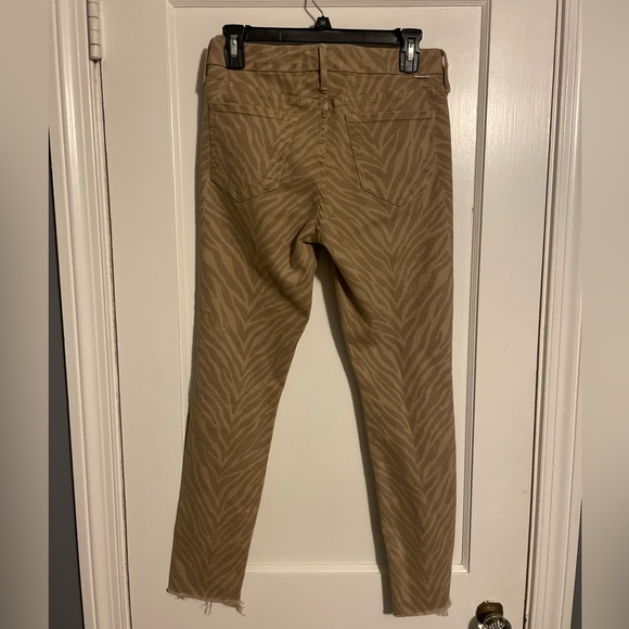 Mother The Looker Ankle Fray Jeans in Sweet Stripes Size 28 - Picture 3 of 7